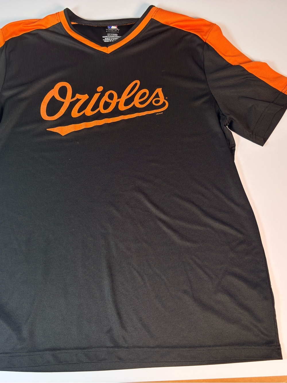 Baltimore Orioles Majestic Men’s XL Black Orange Performance Shirt - Picture 2 of 6